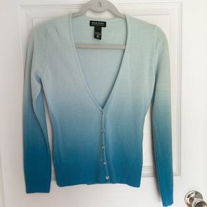 Beautiful Blue Ombré Cardigan
